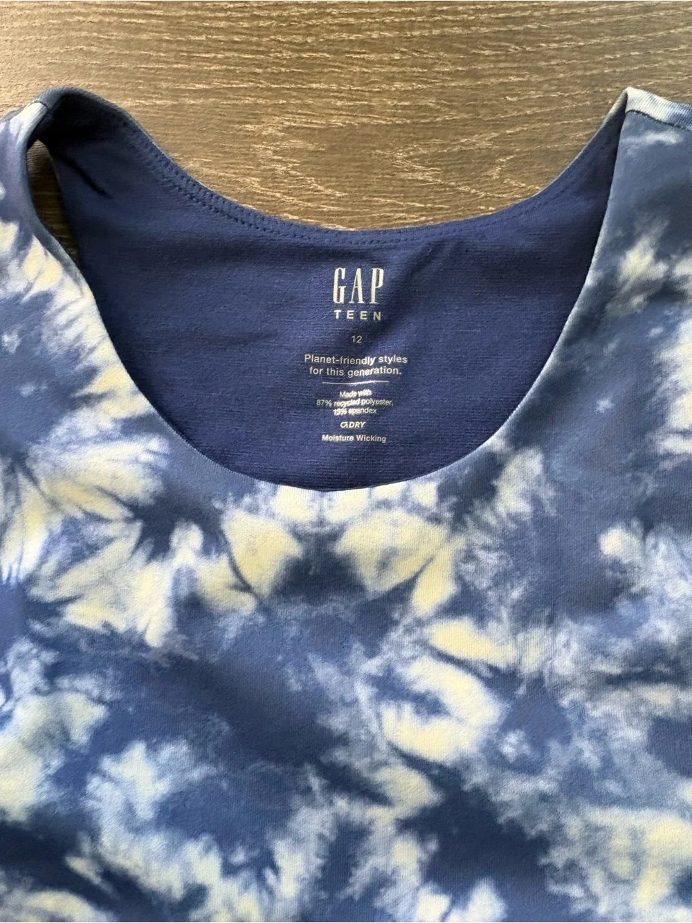 GAP Teen Tie Dye Tank - Size 12